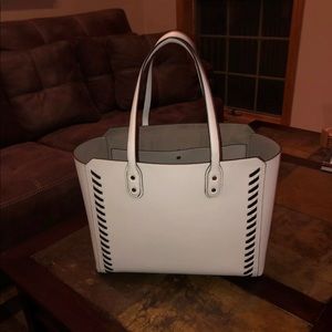 Ivanka Trump white leather soho